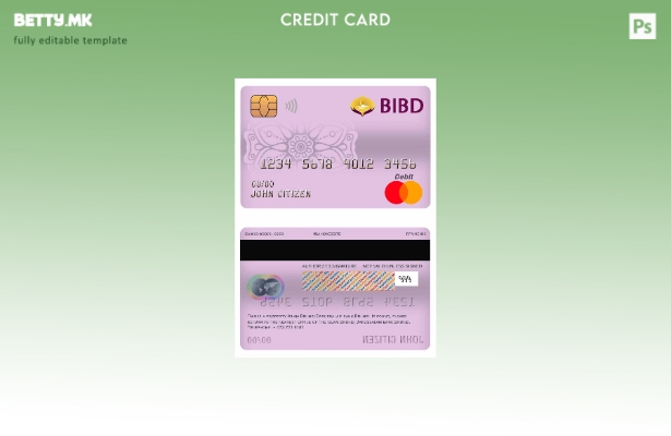 модерен стил на брунеи банка Ислам Брунеи Дарусалам банка мастеркард дебитна кар